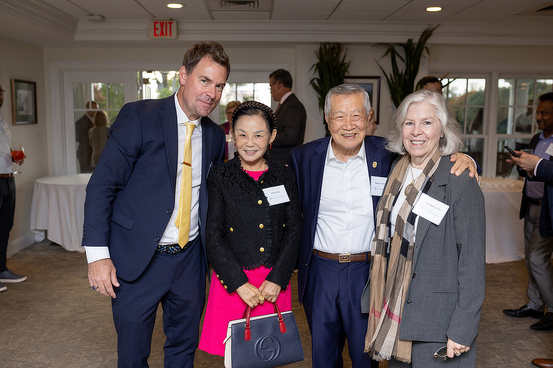 President Frederiksen, Henry Lee, and others at Leadership event