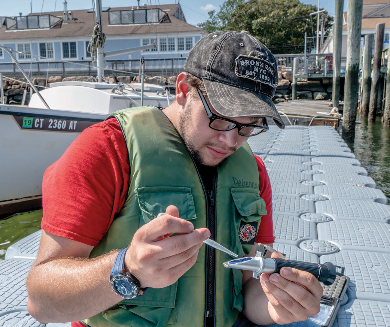 research project on the ecosystem of Long Island Sound