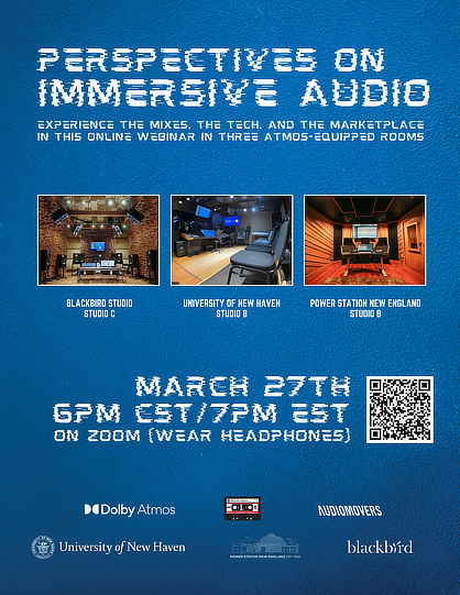Perspectives In Immersive Audio event flyer