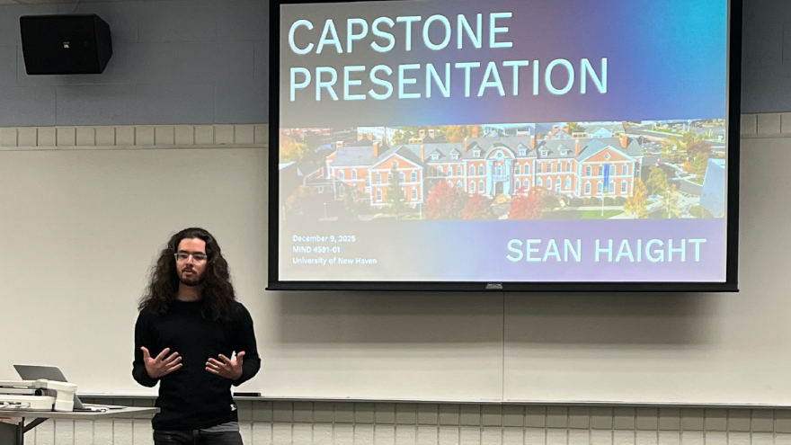 Capstone presentations from Music Industry majors showcased creative approaches to careers behind the scenes of the music world