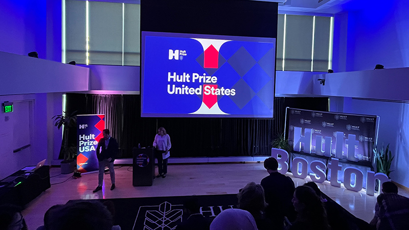 The University of New Haven’s inaugural Hult Prize program was recognized among the Top 5 in North America