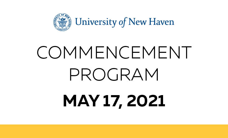 cover of the commencement program