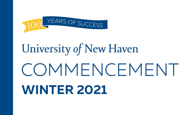 Image of the cover of the virtual commencement program