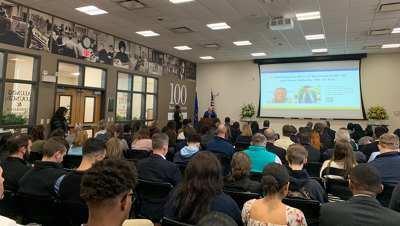 Ceremony to remember Raymond Rolle ’22 and Kenu Adderley ’20, ’21.