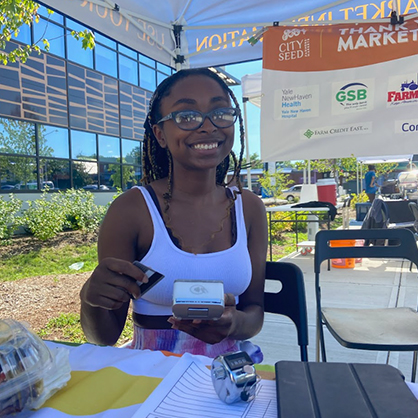 Tariyaha Morris ’23 at CitySeed.