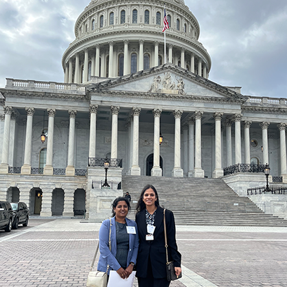 MPH candidates pose for a photo in Washington D.C.