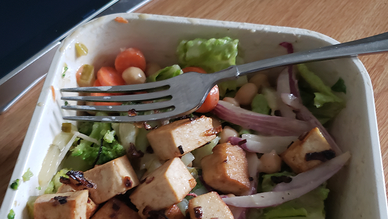 Beatrice Glaviano’s tasty tofu salad.