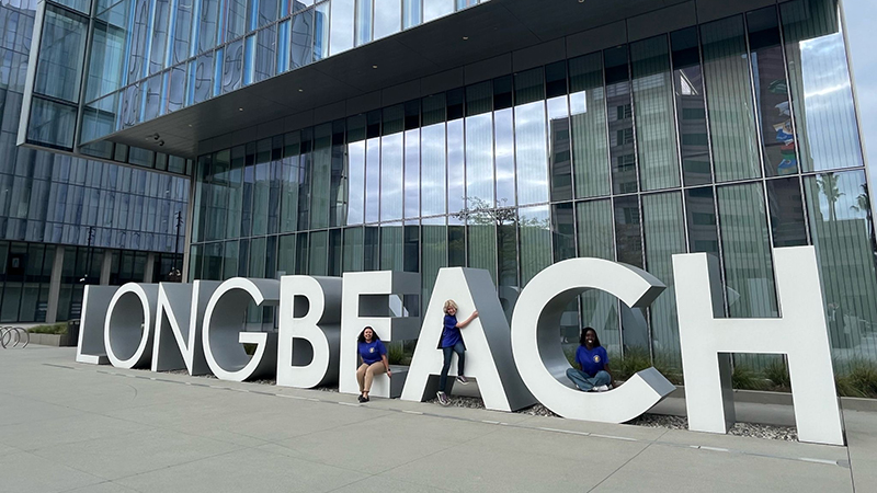 Public health students at SOPHE 2025 in Long Beach, California