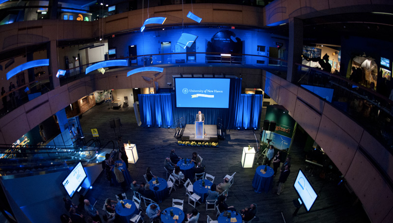 Image of inside the Museum of Science in Boston