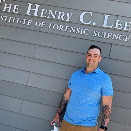 Cody DiBlasio ’23, a criminal justice major.