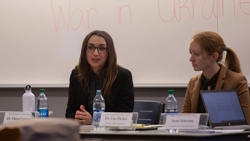 Olena Lennon, Ph.D. (left) and Dr. Lisa Dicker.