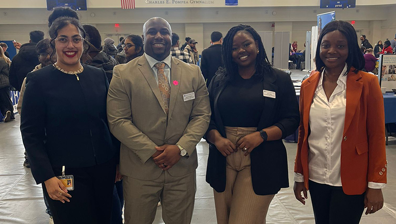 Baki Izzat (left) was charged up about the turnout at the expo.