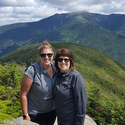 Image of Danielle Coady and her mom.