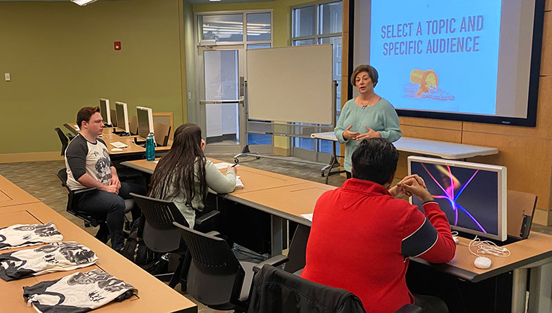 Image of students at PSA workshop