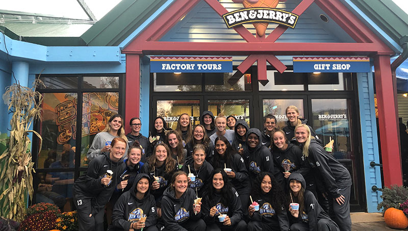 Image of the women’s soccer team.