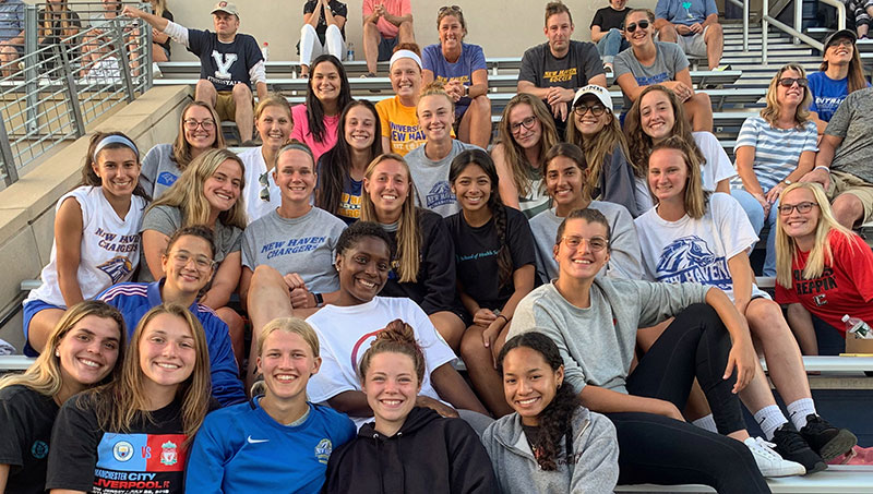 Image of the women’s soccer team.