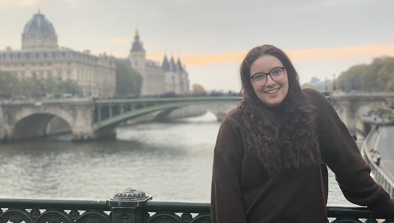 Marissa Lehner ’21 in Paris.