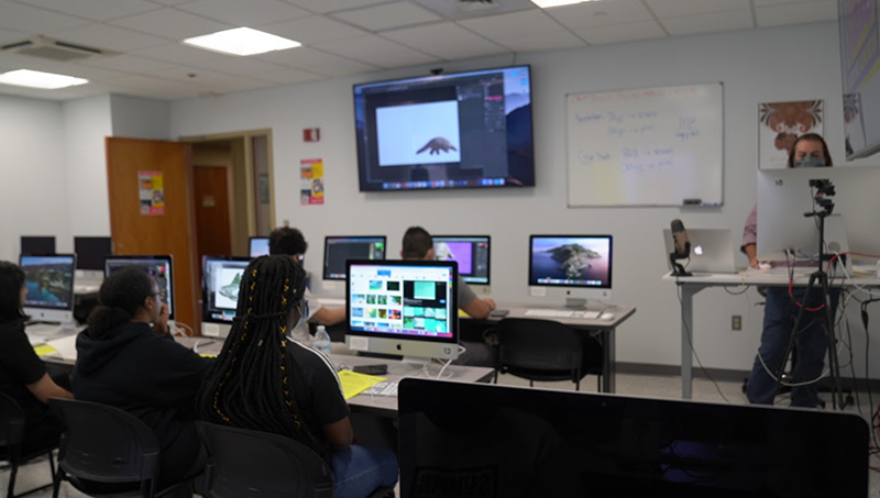 Image of summer studio classroom.