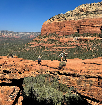 Lynne Resnick recently visited Devil’s Bridge in Sedona, Arizona.