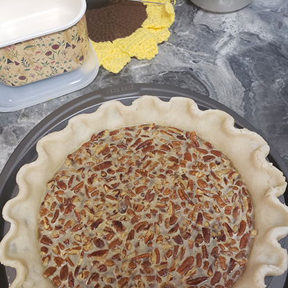 Beatrice Glaviano’s pecan pie.