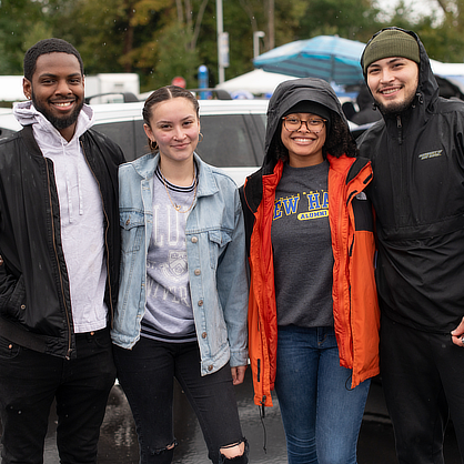 Chargers enjoyed connecting with each other during Homecoming.  