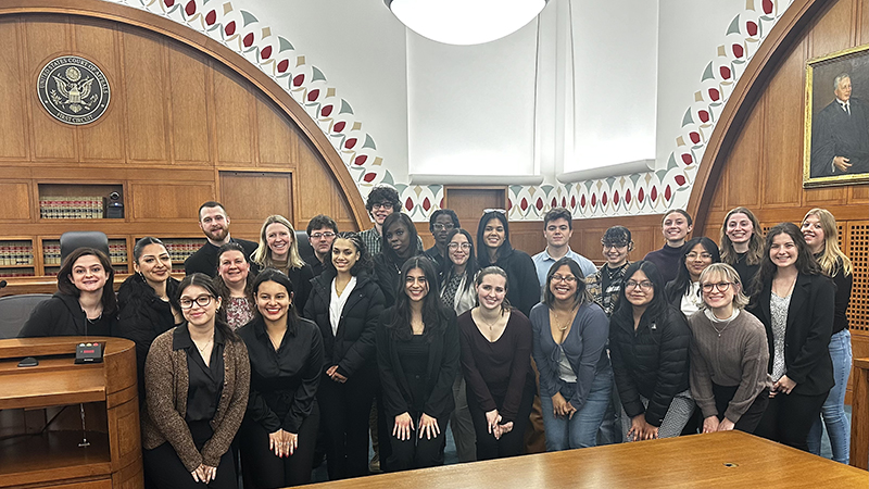 The American Criminal Justice Association with Senior U.S. Probation Officers Taylor Wertz and Martha Victoria of the U.S. Probation and Pretrial Services Office for the District of Massachusetts