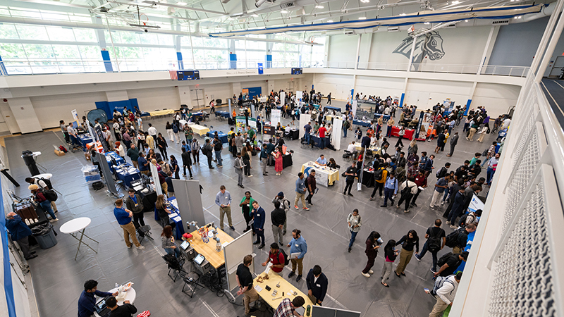 Representatives from more than 100 employers participated in the University's two-day Career Fair