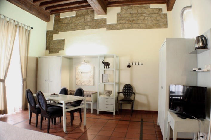 Residence Manassei kitchen and common area